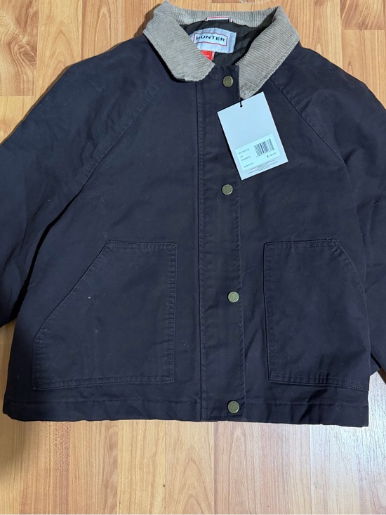 Hunter Jackets & Blazers - •Hunter NWT Cotton Canvas Barn Jacket with Corduroy Collar